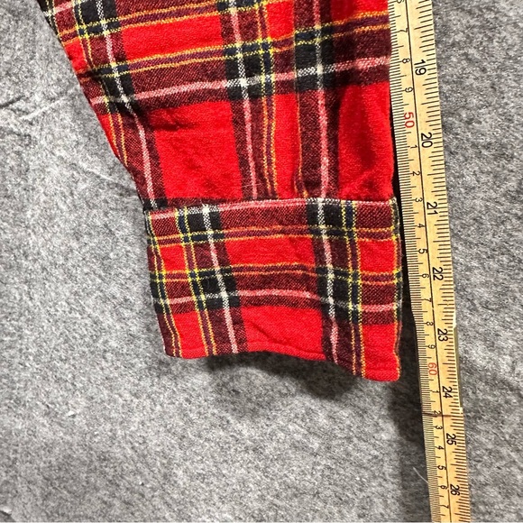 Vtg Pendleton Wool Board Shirt Men XL Tartan Plaid Loop Collar Virgin Wool USA - Picture 7 of 10